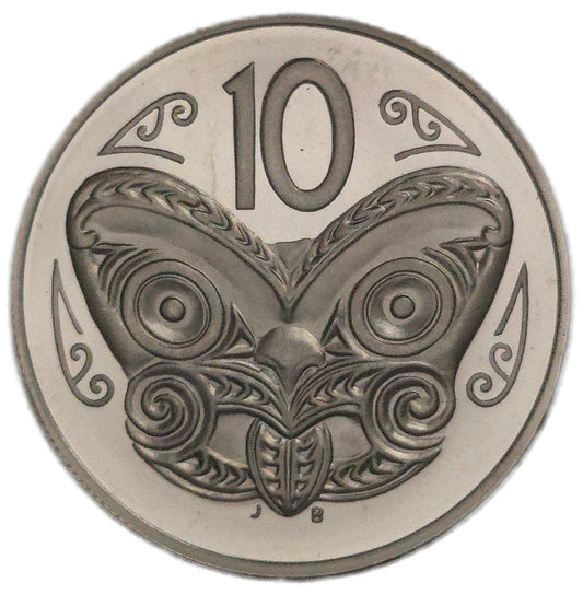 1986 New Zealand Ten Cents, Set Only Proof - Arts & Entertainment > Hobbies & Creative Arts > Collectibles > Collectible Coins & Currency > Collectible Coins > Commemorative Coins from The Half Crown