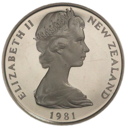 1981 New Zealand Five Cents, Proof