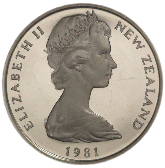 1981 New Zealand Five Cents, Proof
