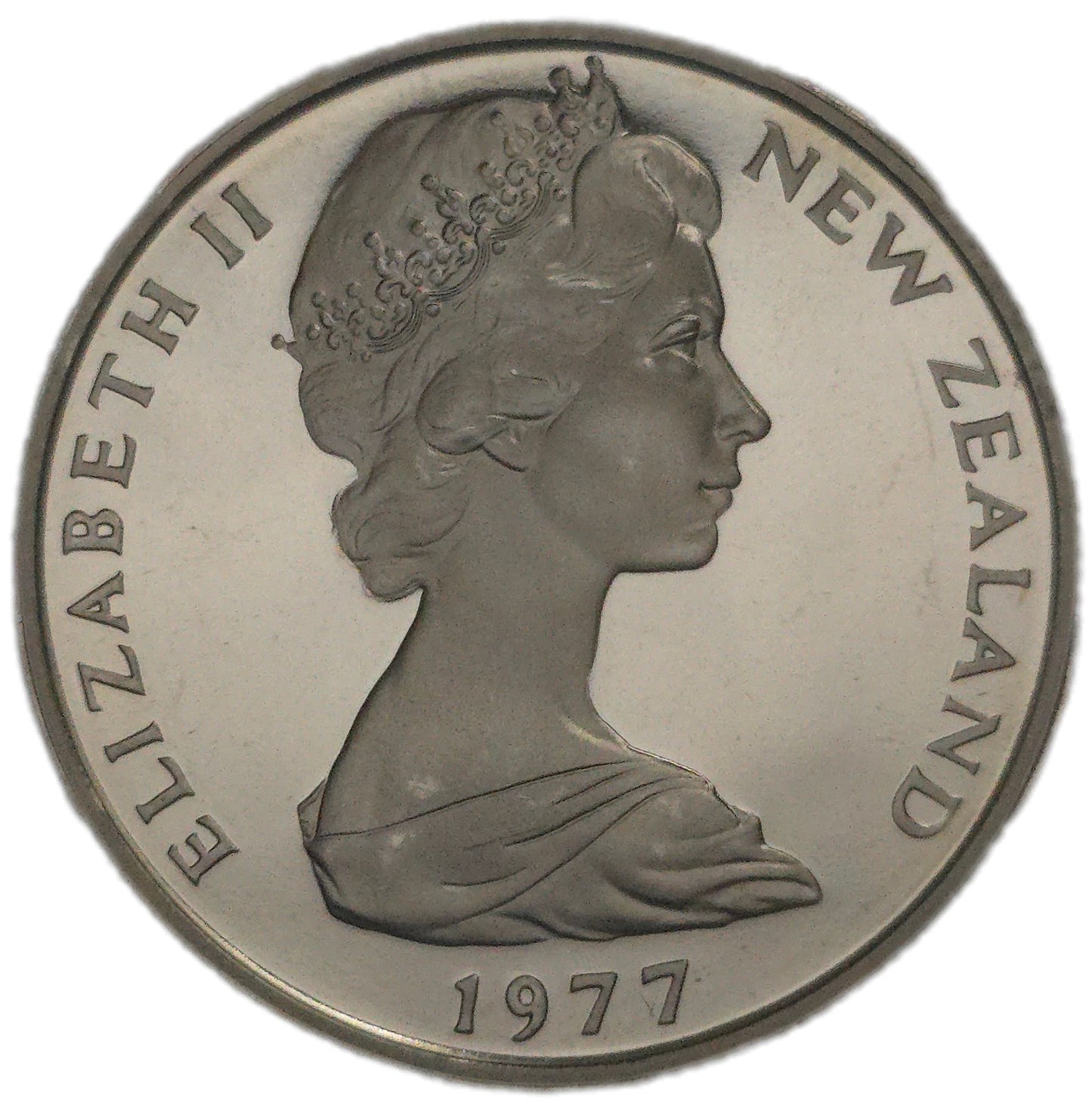 1977 New Zealand Five Cents, Proof