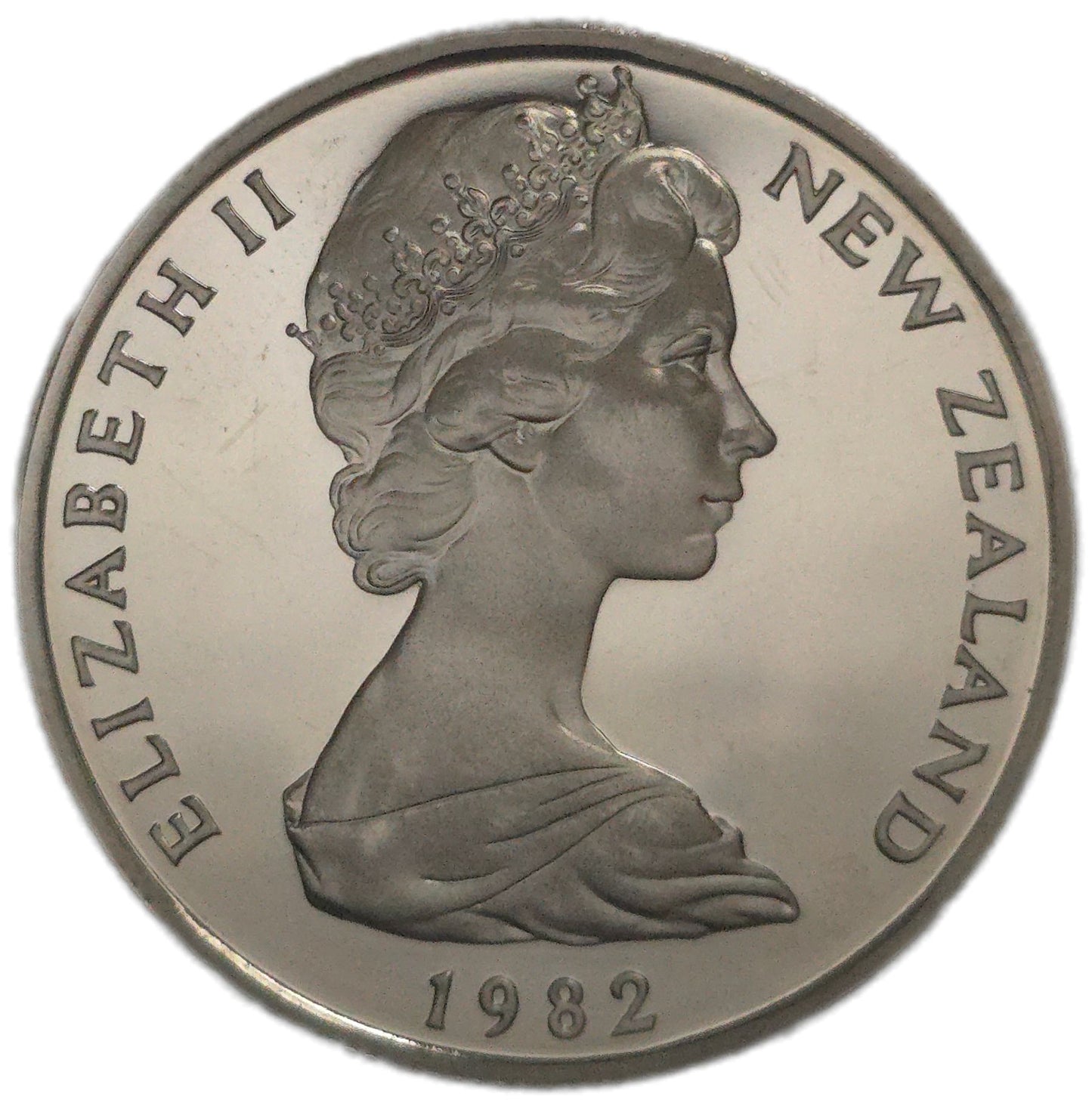 1982 New Zealand Fifty Cents, Mint Set Proof