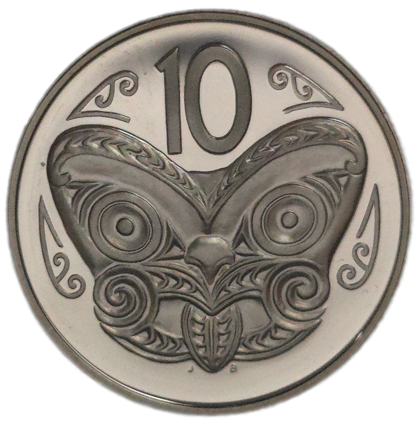 1985 New Zealand Ten Cents, Set Only Proof