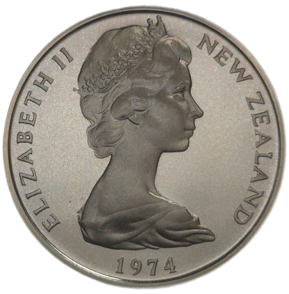 1974 New Zealand Twenty Cents, Proof