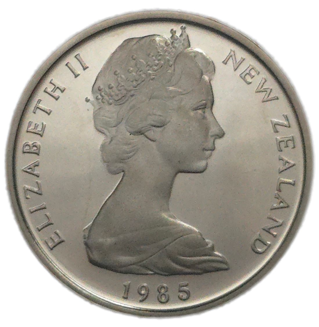 1985 New Zealand Five Cents, Proof