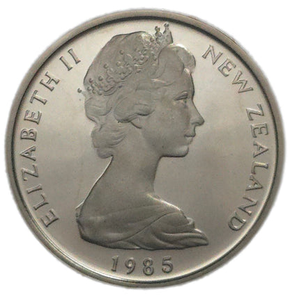 1985 New Zealand Five Cents, Proof