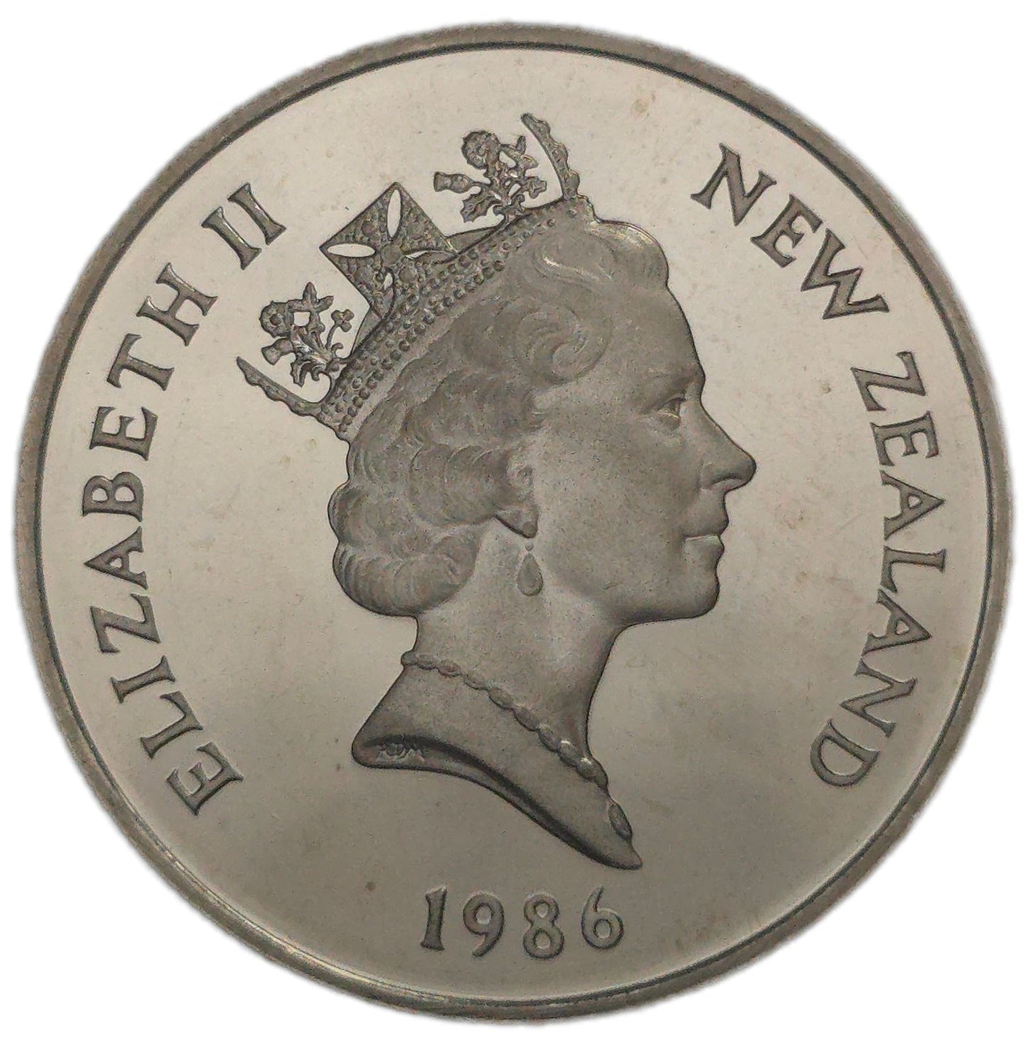 1986 New Zealand Twenty Cents, Proof - Arts & Entertainment > Hobbies & Creative Arts > Collectibles > Collectible Coins & Currency > Collectible Coins > Rare Coins from The Half Crown