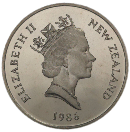 1986 New Zealand Twenty Cents, Proof - Arts & Entertainment > Hobbies & Creative Arts > Collectibles > Collectible Coins & Currency > Collectible Coins > Rare Coins from The Half Crown