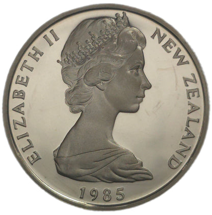 1985 New Zealand Fifty Cents, Mint Set Proof