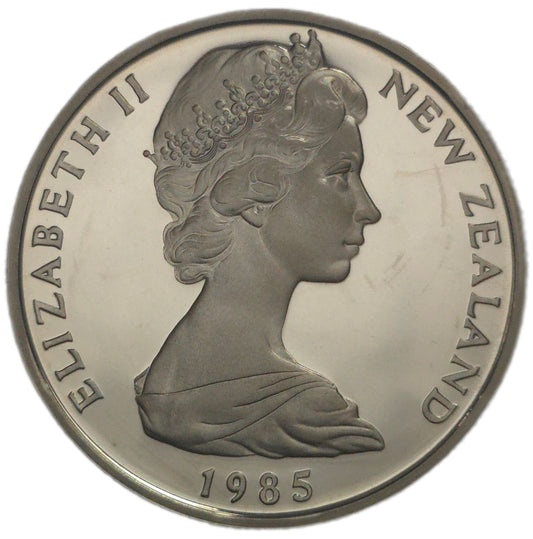1985 New Zealand Fifty Cents, Mint Set Proof