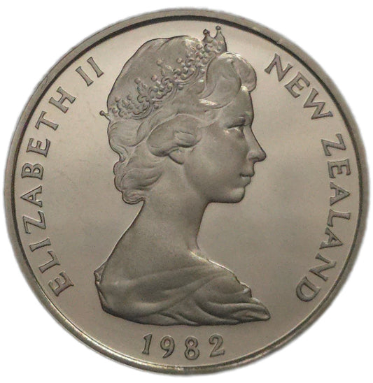 1982 New Zealand Ten Cents, Set Only Proof