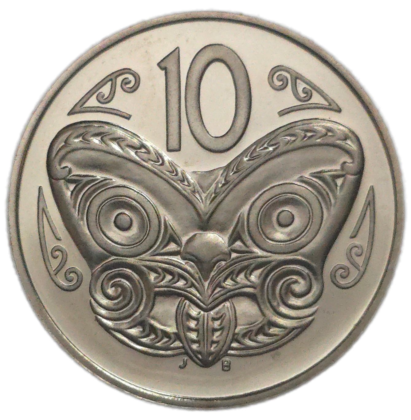 1982 New Zealand Ten Cents, Set Only Proof