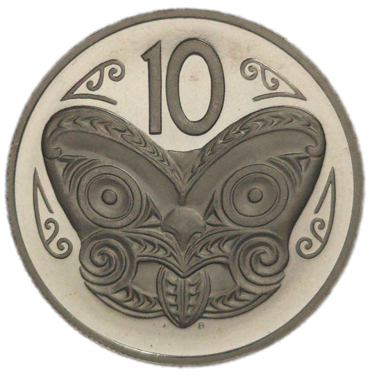 1974 New Zealand Ten Cents, Proof
