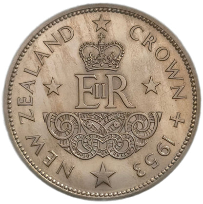 1953 New Zealand Crown, Proof - Arts & Entertainment > Hobbies & Creative Arts > Collectibles > Collectible Coins & Currency > Collectible Coins > Commemorative Coins from The Half Crown