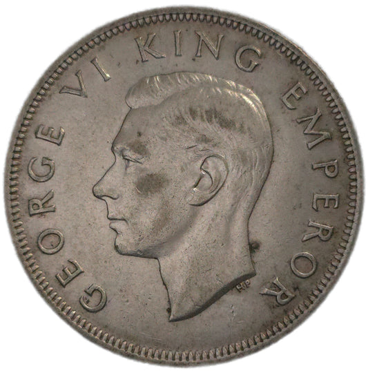 1940 New Zealand Half Crown, gVF