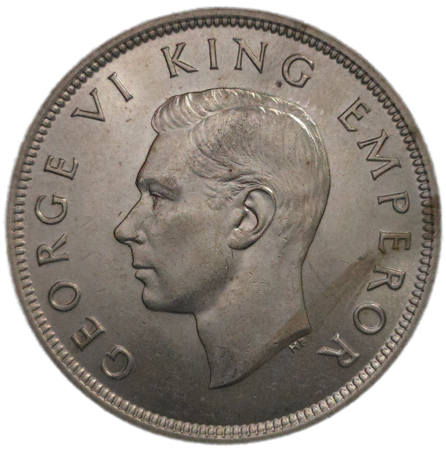 1940 New Zealand Half Crown, EF - Arts & Entertainment > Hobbies & Creative Arts > Collectibles > Collectible Coins & Currency > Collectible Coins > Commemorative Coins from The Half Crown
