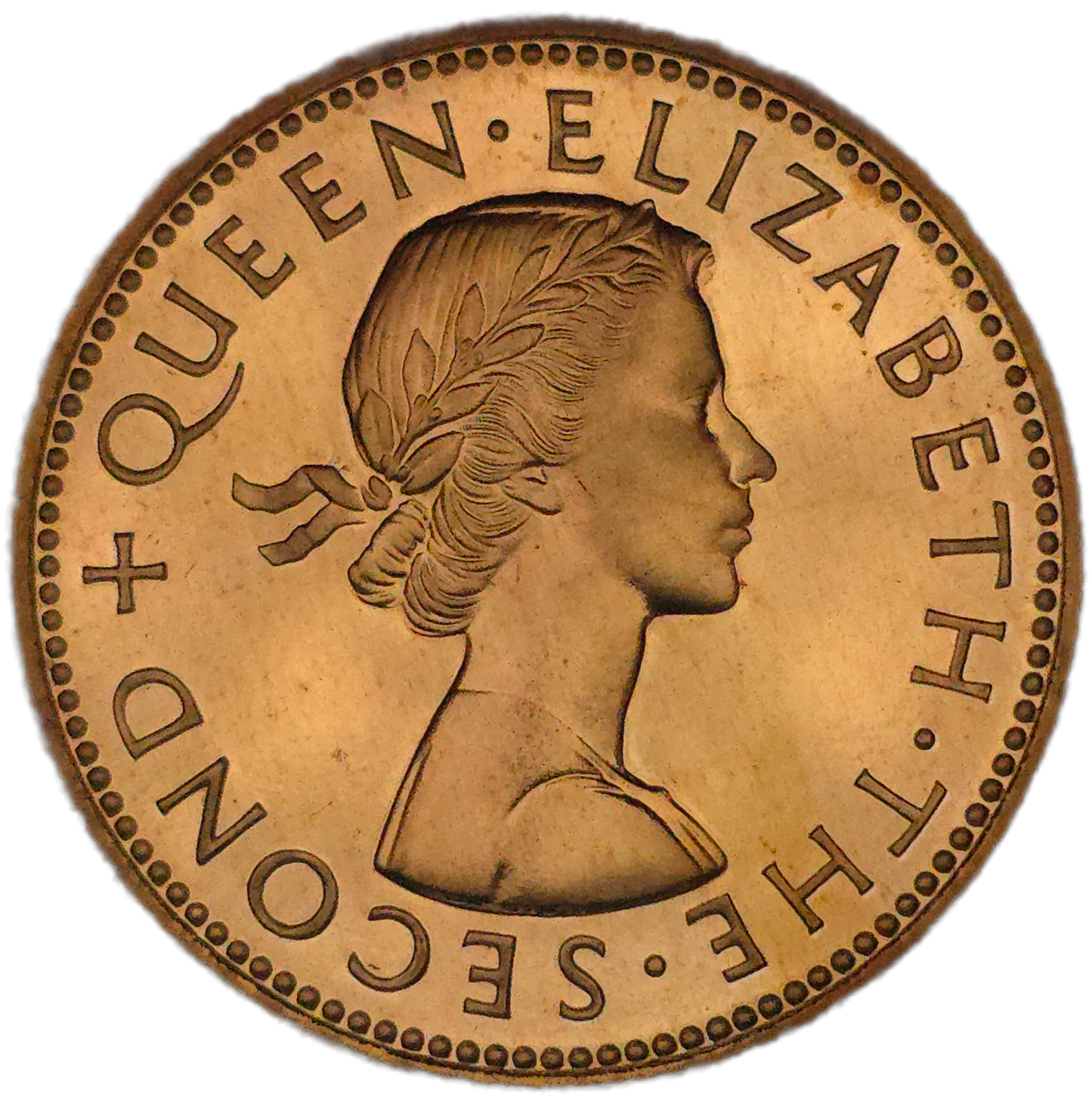 1965 New Zealand Half Penny, Proof