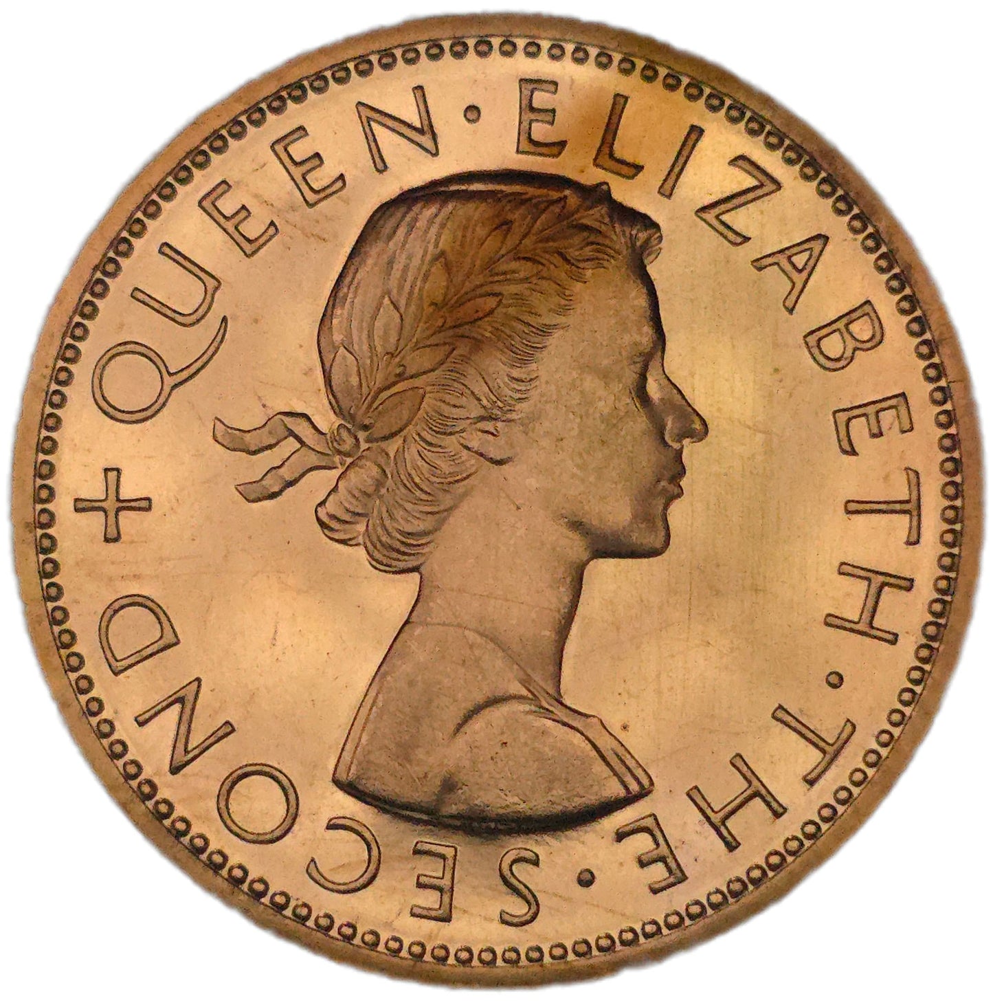 1965 New Zealand Penny, Proof - Arts & Entertainment > Hobbies & Creative Arts > Collectibles > Collectible Coins & Currency > Collectible Coins > Commemorative Coins from The Half Crown