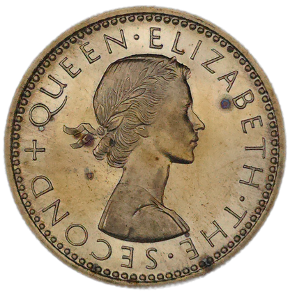 1965 New Zealand Sixpence, Proof