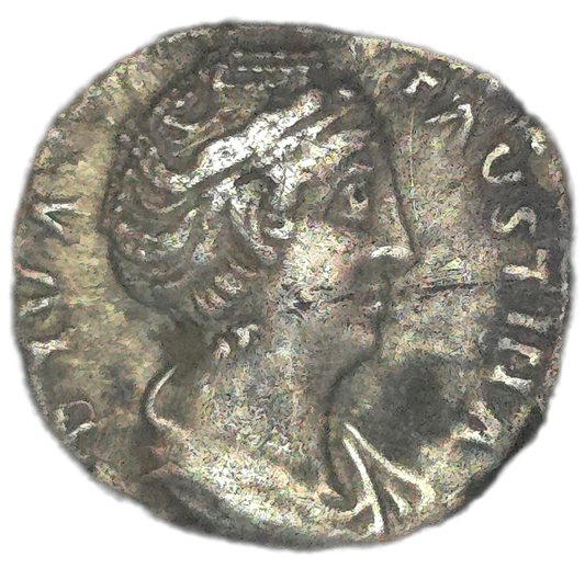 138-161 Ancient Rome Faustina the Elder Denarius
