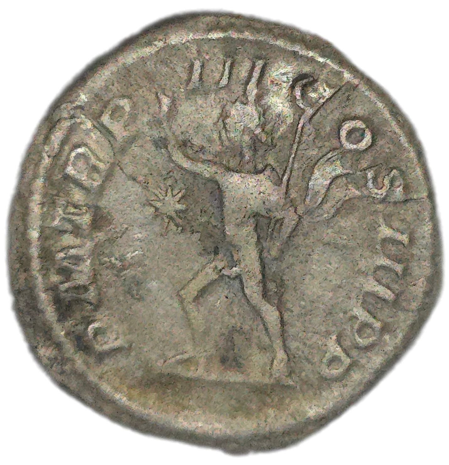 218-222AD Ancient Rome Elagabalus Denarius - Arts & Entertainment > Hobbies & Creative Arts > Collectibles > Collectible Coins & Currency > Collectible Coins > Rare Coins from The Half Crown