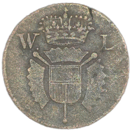 1801 German States 1 Pfennig, Schaumburg-Hessen - Arts & Entertainment > Hobbies & Creative Arts > Collectibles > Collectible Coins & Currency > Collectible Coins > Rare Coins from The Half Crown