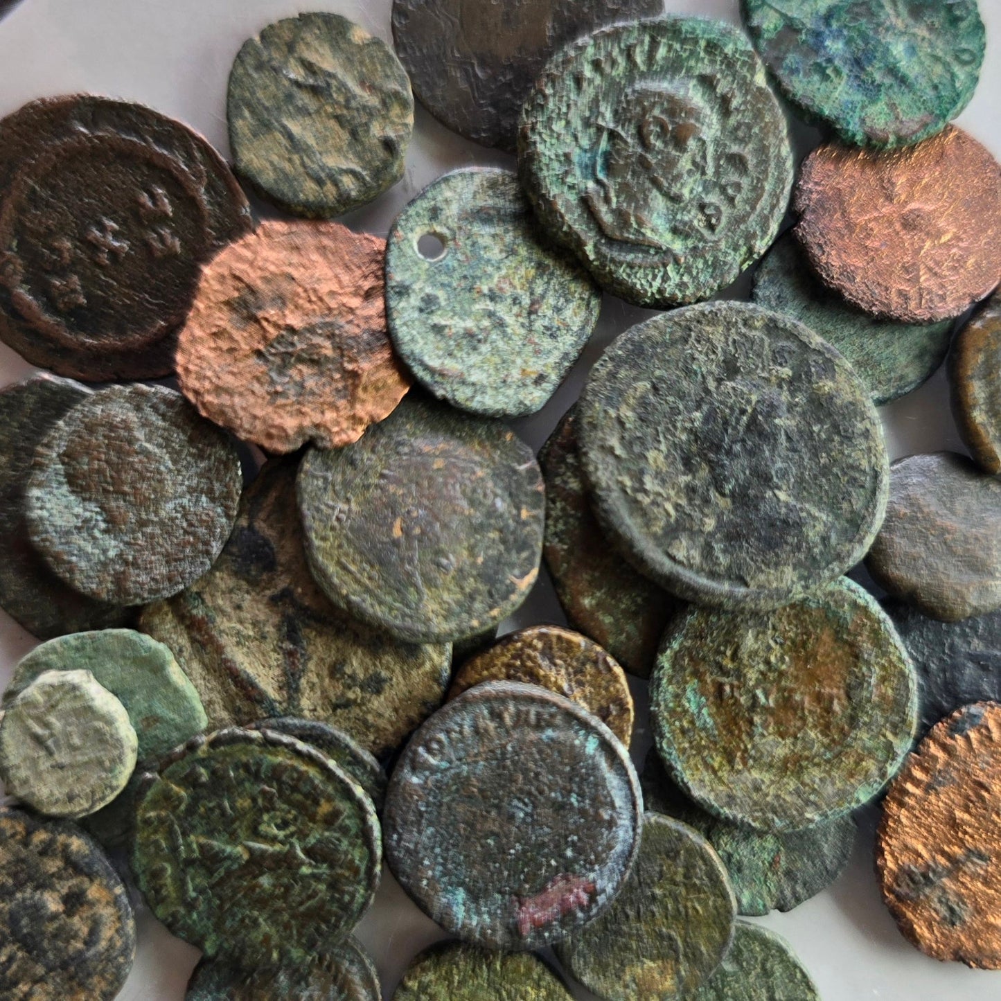 Ancient Roman Coin, Unidentified [random, price per coin] - Arts & Entertainment > Hobbies & Creative Arts > Collectibles > Collectible Coins & Currency > Collectible Coins > Rare Coins from The Half Crown