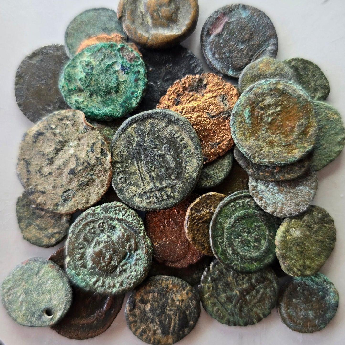 Ancient Roman Coin, Unidentified [random, price per coin] - Arts & Entertainment > Hobbies & Creative Arts > Collectibles > Collectible Coins & Currency > Collectible Coins > Rare Coins from The Half Crown