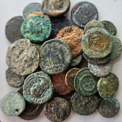 Ancient Roman Coin, Unidentified [random, price per coin] - Arts & Entertainment > Hobbies & Creative Arts > Collectibles > Collectible Coins & Currency > Collectible Coins > Rare Coins from The Half Crown