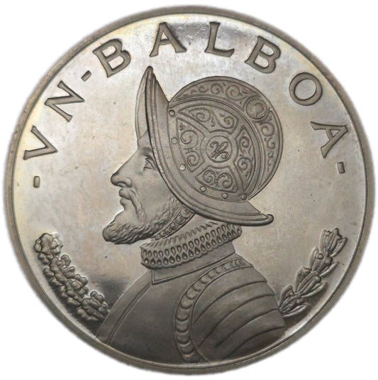 1973 Panama 1 Balboa 0.925 Silver Proof - Arts & Entertainment > Hobbies & Creative Arts > Collectibles > Collectible Coins & Currency > Collectible Coins > Rare Coins from The Half Crown