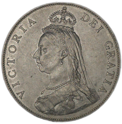 1887 United Kingdom Florin, Queen Victoria, - Arts & Entertainment > Hobbies & Creative Arts > Collectibles > Collectible Coins & Currency > Collectible Coins > Rare Coins from The Half Crown