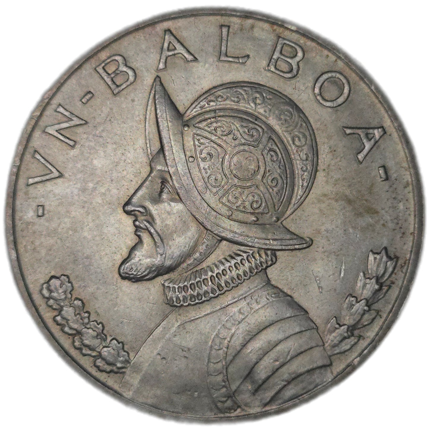 1947 Panama 1 Balboa, gVF - Arts & Entertainment > Hobbies & Creative Arts > Collectibles > Collectible Coins & Currency > Collectible Coins > Rare Coins from The Half Crown