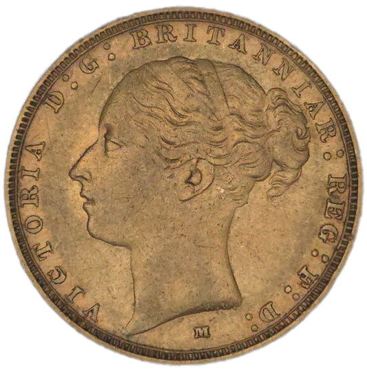 1886 Gold Sovereign, Melbourne Mint