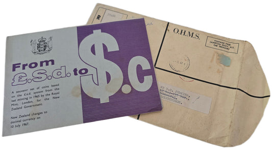 1965 Mint Set, with original RBNZ Postal Envelope