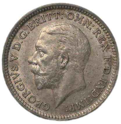 1926 United Kingdom Threepence, VF