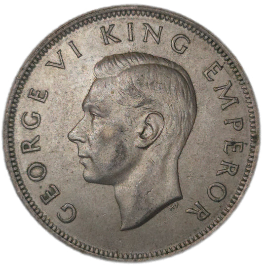 1945 New Zealand Half Crown, aEF