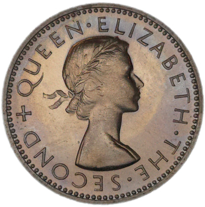 1953 New Zealand Shilling, Proof