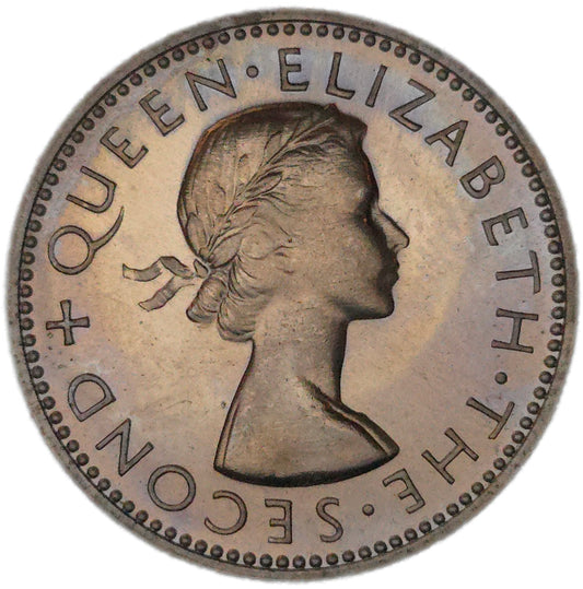 1953 New Zealand Shilling, Proof