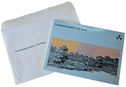 1988 Australia $10 Note, Bicentennial Polymer Note in Presentation Folder