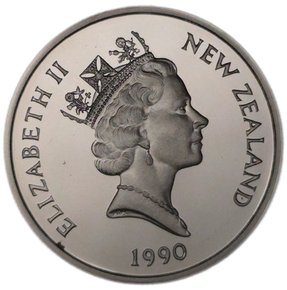 1990 New Zealand Two Dollar, Silver Proof