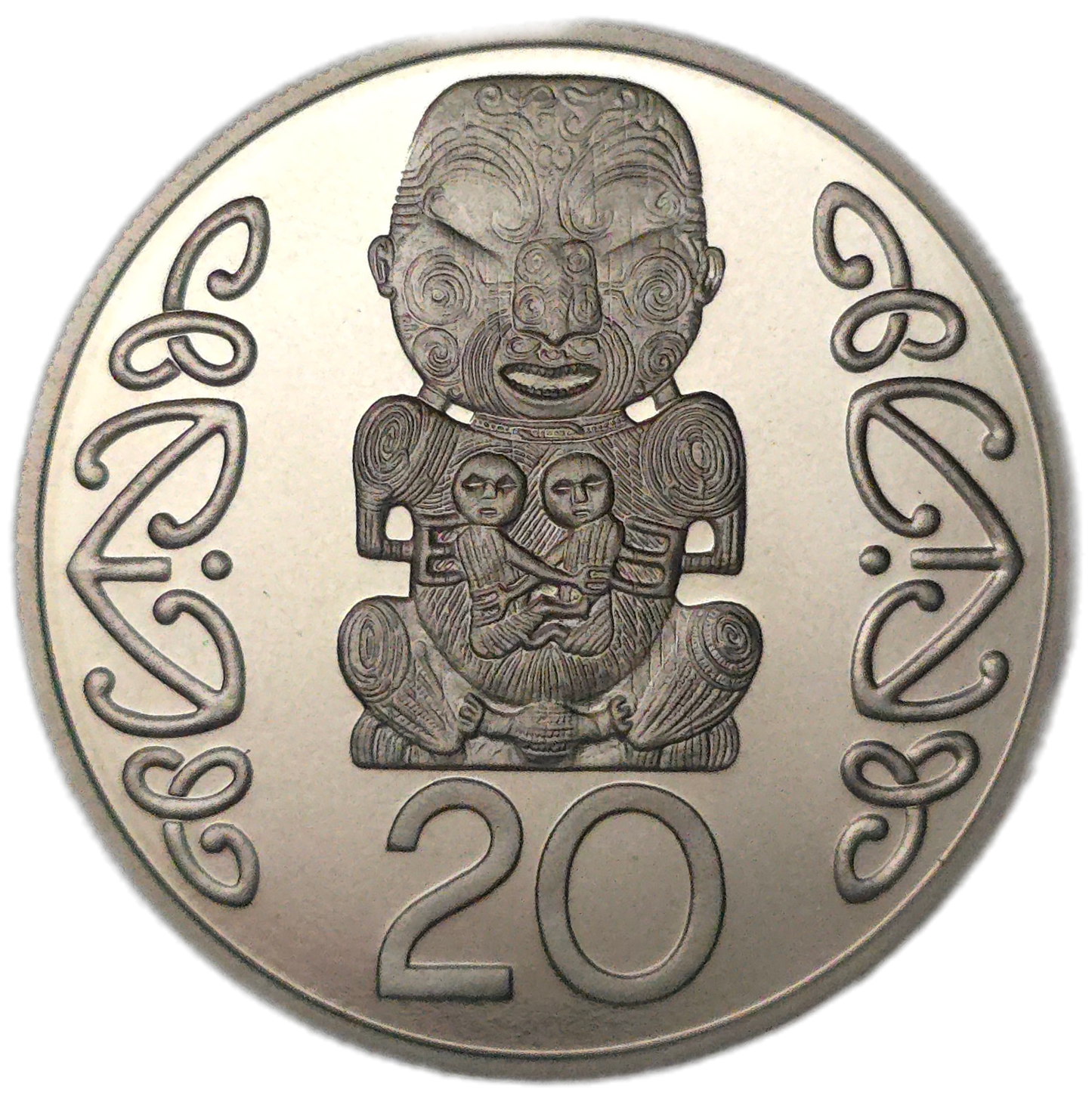 1990 New Zealand 20 Cents, Proof