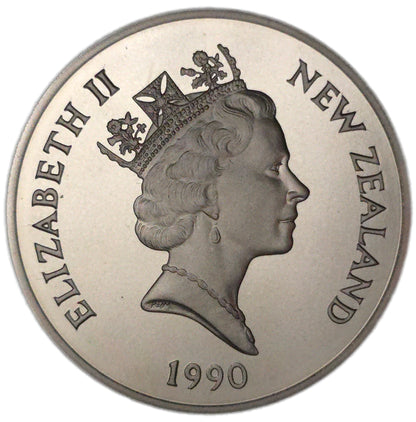 1990 New Zealand 20 Cents, Proof