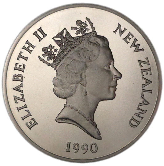 1990 New Zealand 20 Cents, Proof