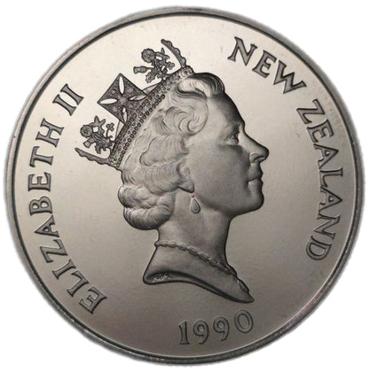 1990 New Zealand 50 Cents, Proof