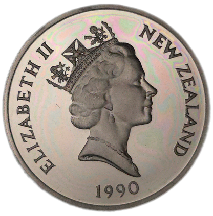 1990 New Zealand Ten Cents,Proof