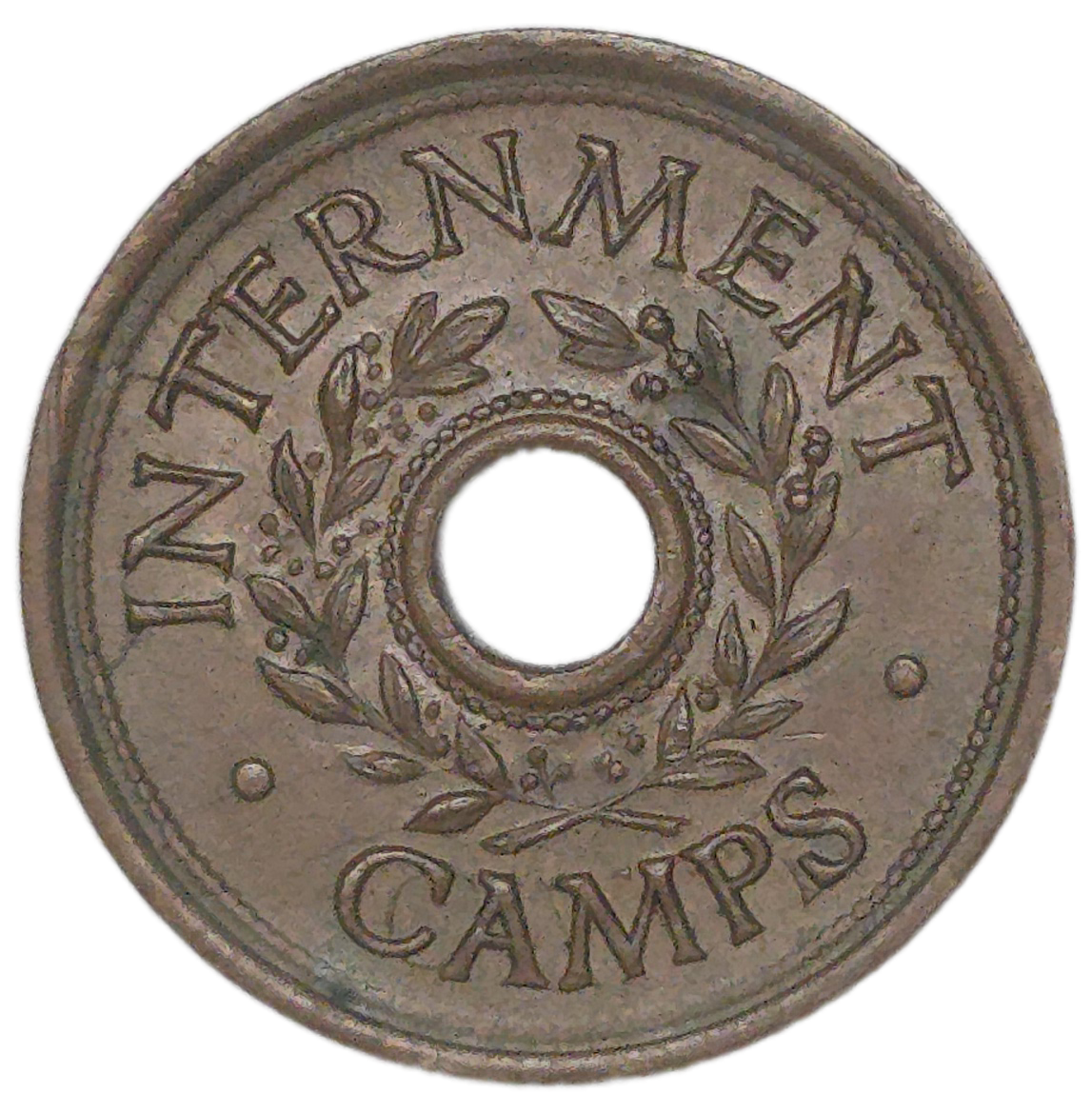 1941-45 New Zealand Internment Camp Token