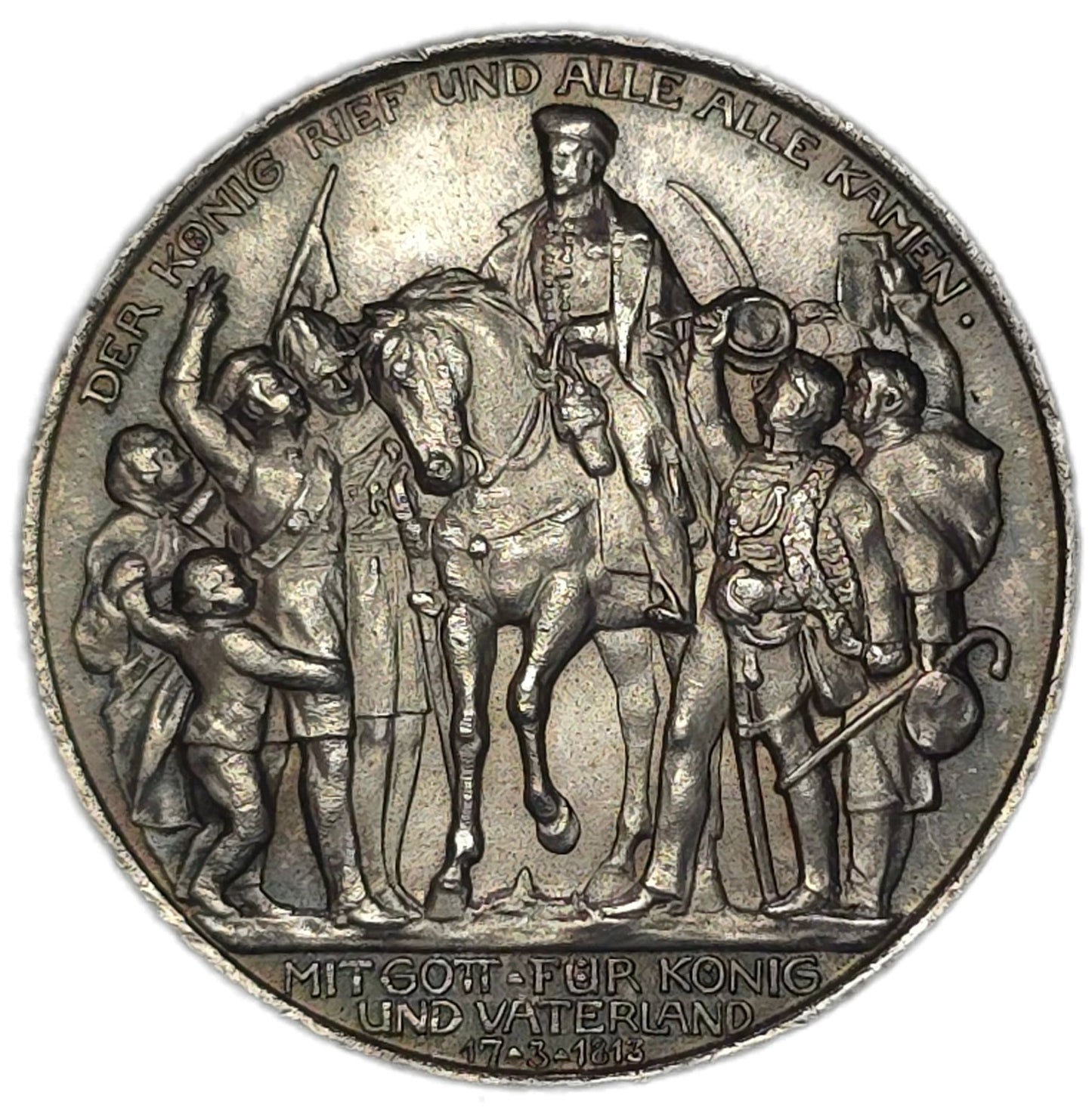 1913 Prussia 2 Marks, aUNC