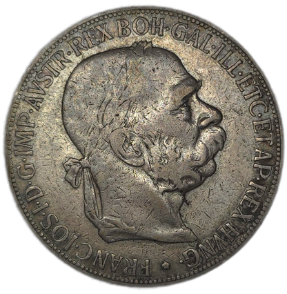 1900 Austrian Empire 5 Corona, aVF