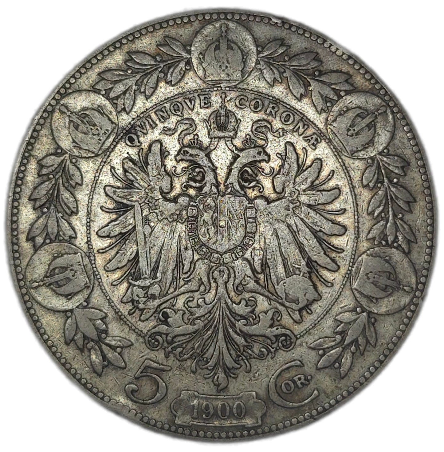 1900 Austrian Empire 5 Corona