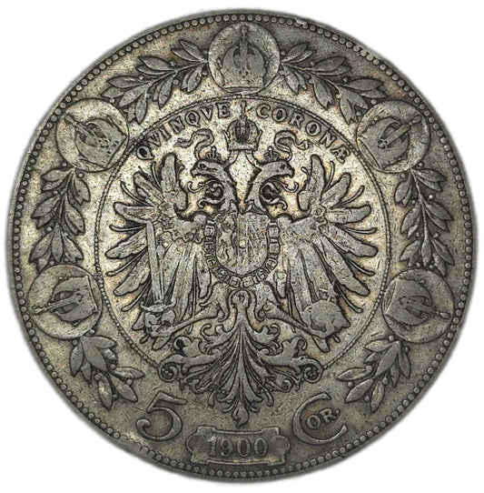 1900 Austrian Empire 5 Corona