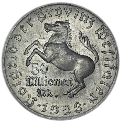 1923 Germany 50 Million Mark, Notgeld